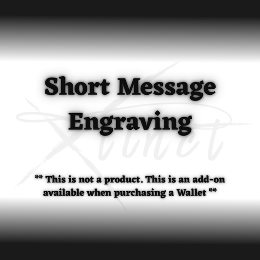 XTINCT Customized Short Message Engraving